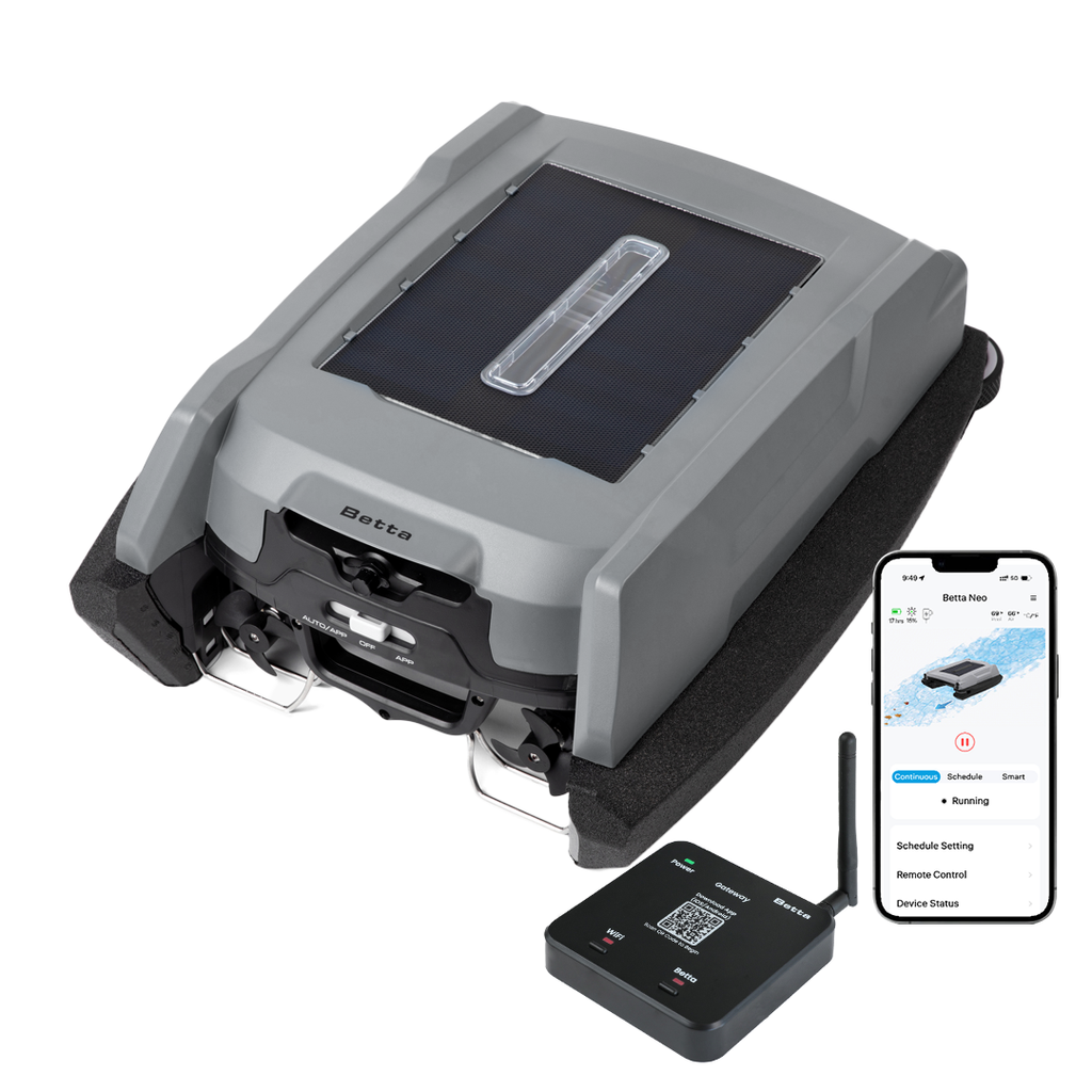 Betta Neo gray robotic pool skimmer